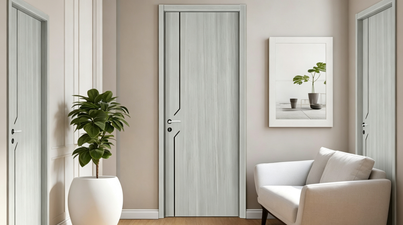 Eco-Friendly Home Wooden Door and Cabinet Door Series Optimizes Modern Interior Renovation