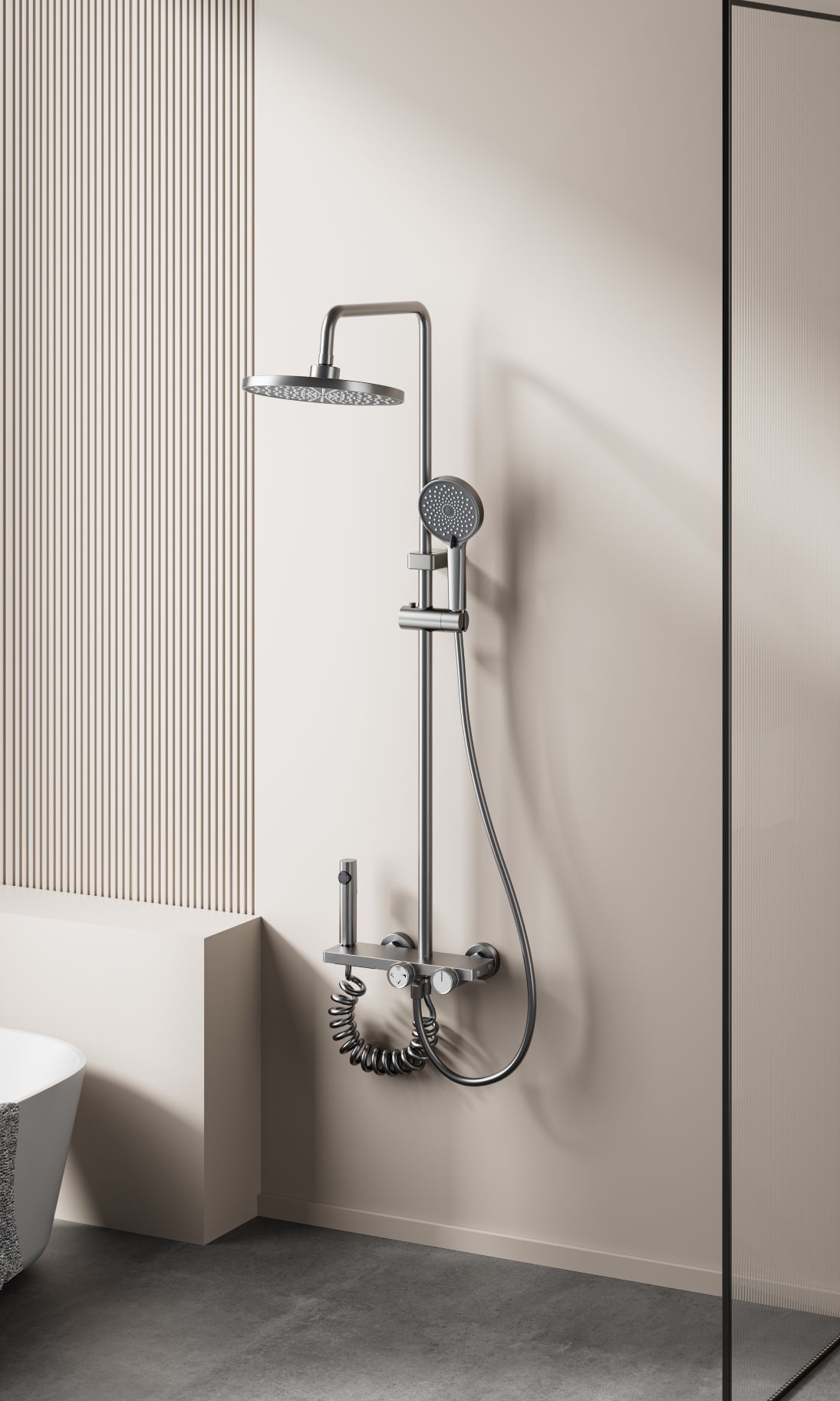 3006 Modern basic shower set