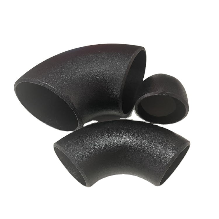 Carbon Steel SR Elbow Black Paint