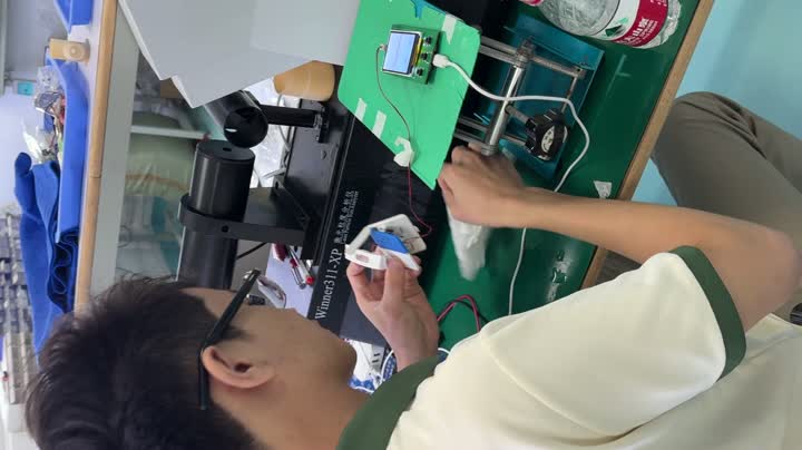 Teste da placa do atomizador