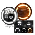 7 Inch Round LED Projector Sealight - IP68 Universal LED Headlights (36W High Beam, 25W Low Beam)1
