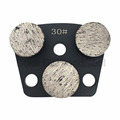 ASL Diamond Grinding Shoes: Trapezoid Triple Dot Segments for Concrete Grinding Discs - Abrasive Tools1