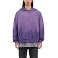 Κατασκευαστές Hoodie Acid Wash Custom Purple Gradient Drop Souther