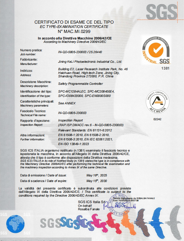 SPC safety controller CE-MD