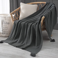 2022 Hot Sale: Wholesalers of Super Soft Solid Color Knitted Baby Blankets1