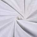 Оптовая морщина без морщин белый цветок пигмент хлопковой ткани на подкладках