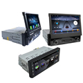 6.9Inch 7Inch 1 Din Car Radio Android Car Stereo Car Audio System Retractable Touch Screen Auto Radio MP5 Multimedia DVD Player1
