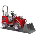 China Factory Direct Sale: 400kg Electric Mini Front End Wheel Loader - 4 Wheel Drive with Battery Power1