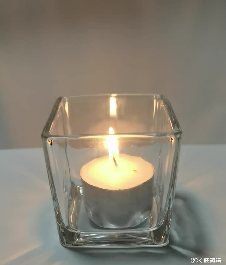 glass jar cande holder