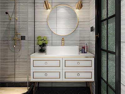 6000 square meters of standardized workshop ensures that Jindong bathroom cabinets meet global quality standards