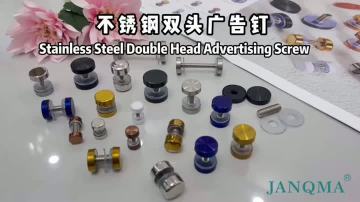 Double head advertising screw Glass Acrylic screw