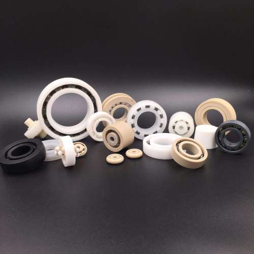 Introduction and application of POM PE PA PEEK PI PTFE bearings