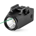 Compact Green Laser Sight with 600 Lumens LED Flashlight - Magnetic USB Rechargeable for 20-21mm Rails1