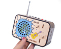 3D Wooden Puzzle DIY Radio Model Toy1