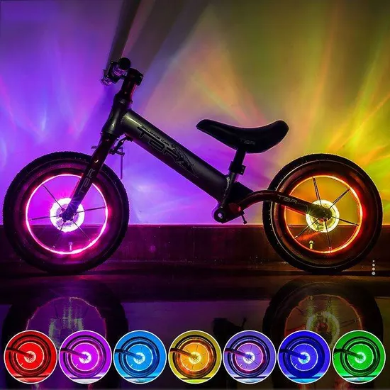 Luces de borde de la rueda LED vibrante para una visibilidad nocturna mejorada1