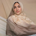 سفارشی چاپ دیجیتال مسلمان حجاب معین حجاب ریون مدال تنفس روسری شال بلند Ombre حجاب1