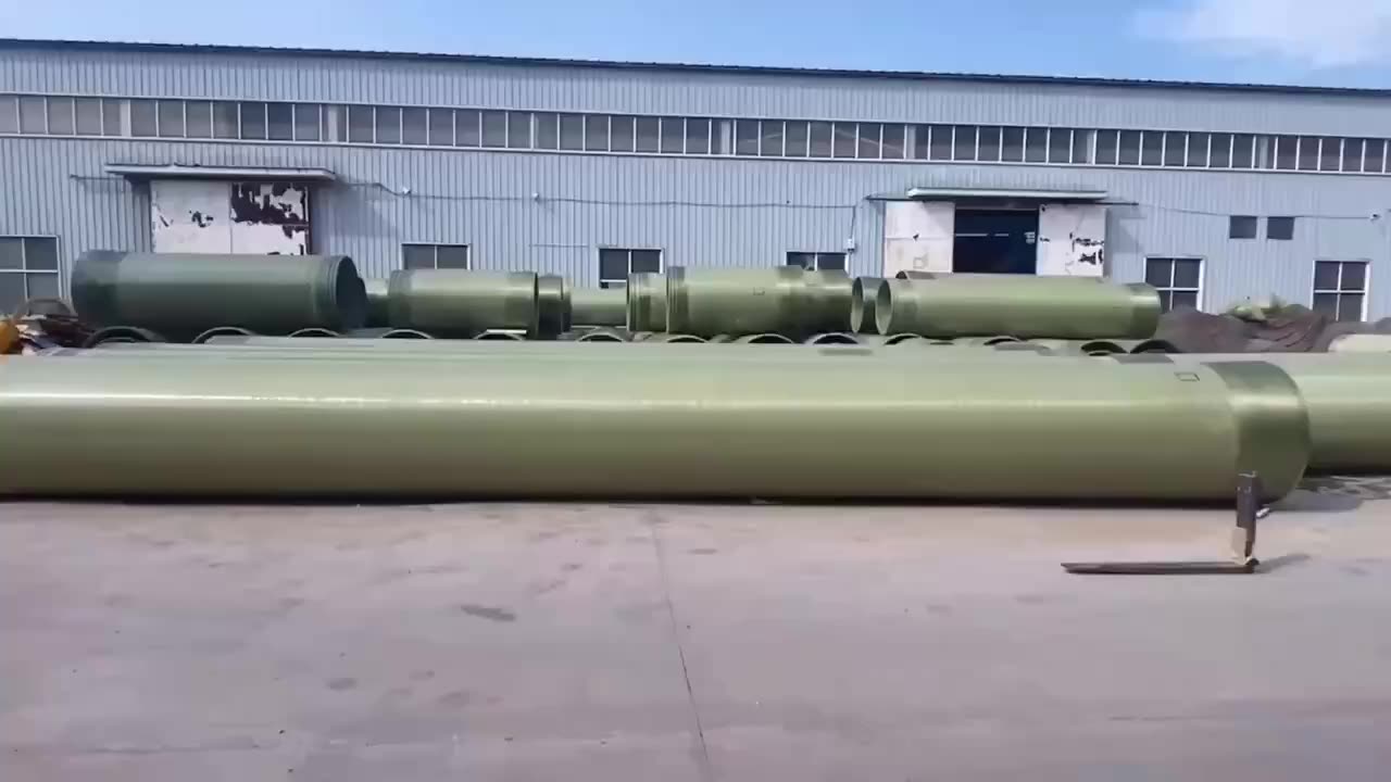 Lichtgewicht hoge sterkte GRP -buizen glasvezel composiet buis frp pipe1