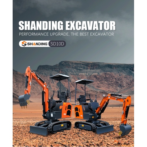 Excavador usado Mini Back Hoe Garden Atv Backhoe Excavator casera