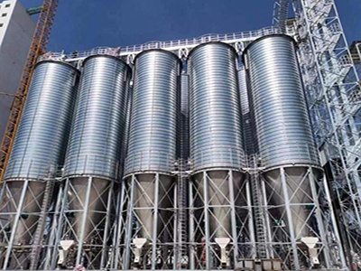 Daily overhaul and maintenance of steel plate silo