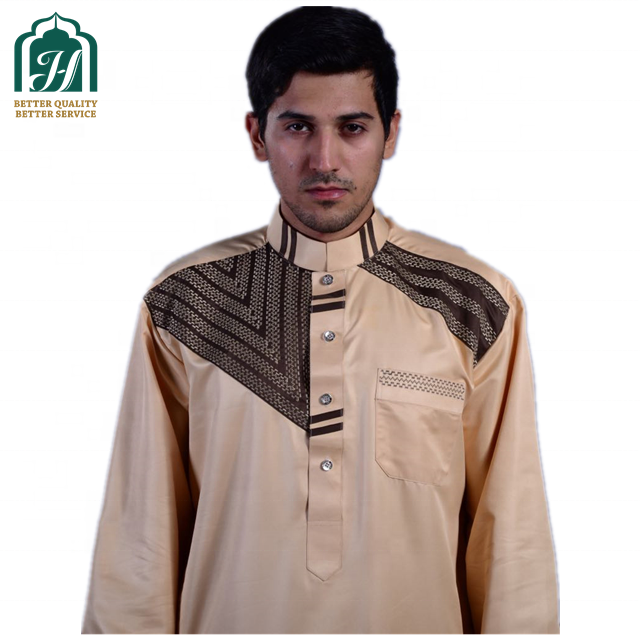 Nuovo design Polinestere ricami in poliestere uomini africani kaftan 2 pezzi set kaftan abito dubai kaftan1