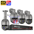 8MP POE PTZ AI Camera System with Auto Tracking for Dome CCTV Network NVR Kits1