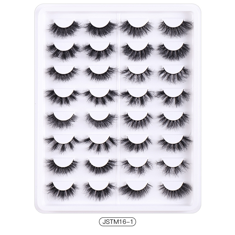 16 pairs eyelashes