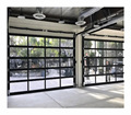 Modern Aluminum Glass Entrance Door & Garage Door1