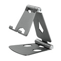 Benutzerdefiniertes Logo tragbarer Tisch-Handy-Aluminium-Metall-faltbarer Schreibtisch-Telefonhalter Anpassen des Desktop-Handy-Ständers1