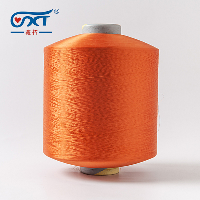 Bright Colored 20D-150D 100% Polyester Dope Dyed DTY Yarn