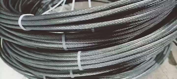 Tungsten wire rope 