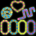 Finger Sensory Toys: Glow-in-the-Dark Puzzle Snake with 24 Links - A Wacky Tracks Snap Fidget Toy for Engaging Fun in Kids and Adults1
