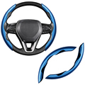 Segmented Carbon Fiber Luxurious Car Steering Wheel Cover: Elevating Your Driving Experience1