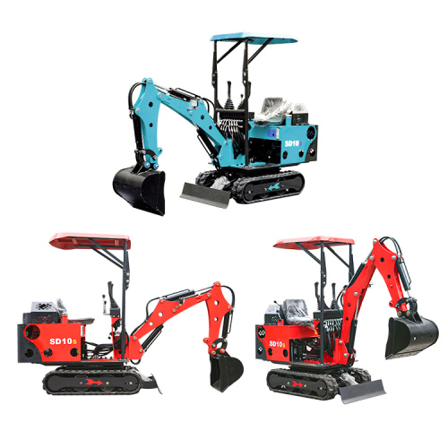 Best Selling High Efficiency 800kg 0.8ton 1ton Hydraulic Crawler Type Digger CE Mini Excavator