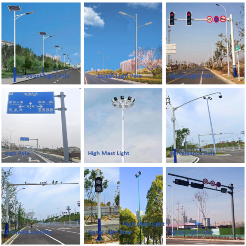 Angles et hauteurs de bras personnalisables : solutions à double bras sur mesure pour les ronds-points, les places et les entrées de boulevard