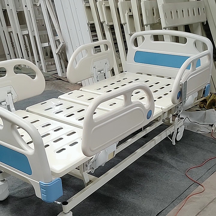 Mattress  Three Crank Manual Hospital Bed For Patient1