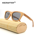 HDCRAFTER Classic Eco-friendly Bamboo Sunglasses Polarized UV400 CE1