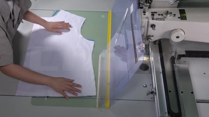 Template chnki artisanat pour la fermeture avant de la chemise