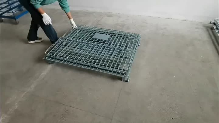Видео об оборотной металлической корзине