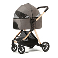 Luxury Folding Pet Stroller for Small Dogs - Outdoor Carrier Trolley for Sale1