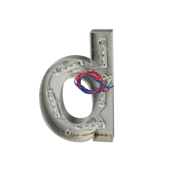 3D LED house number
