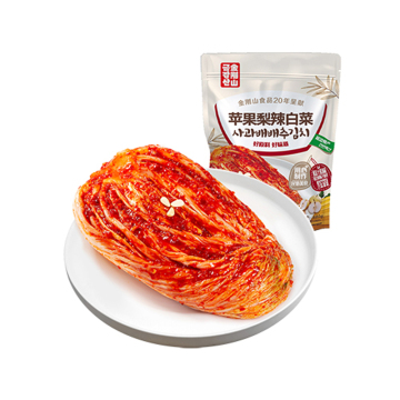 Apple pear flavored kimchi