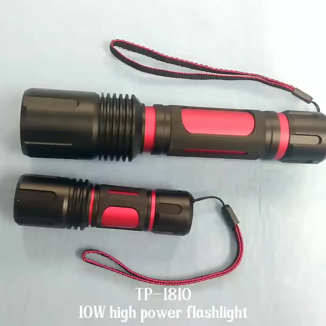 Ultra bright convoy L2 LED flashlight red aluminum 18650 or AAA zoom portable 1200 lumens xml2 led flashlight1