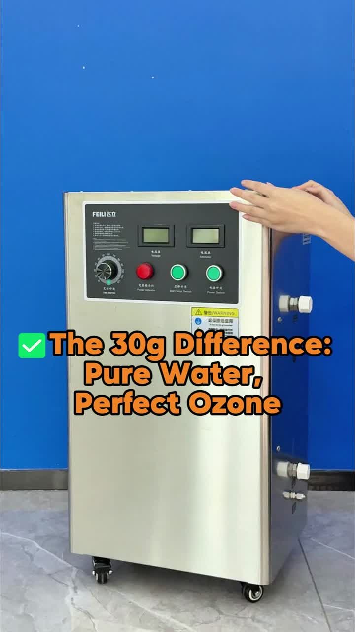 Máy tạo Ozone 30g cho nhà máy nước khoáng – Nước tinh khiết, đóng chai an toàn hơn