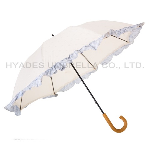 Ruffle Straight Umbrella