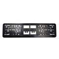 Hot Sale Custom Logo License Plate Covers in Euro Size - Plastic Frames for Cars1