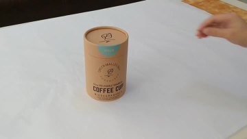 brown round box