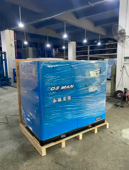 Osman air compressor export packaging and shipping