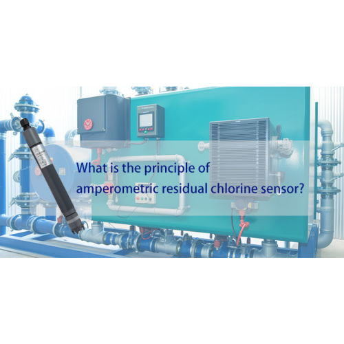 What is the principle of amperometric residual chlorine sensor?