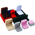 Hochwertige maßgeschneiderte Luxus Halskette Ohrringe Armband Schmuck Verpackung Box Velvet Ring Box Velvet Jewelry Box1