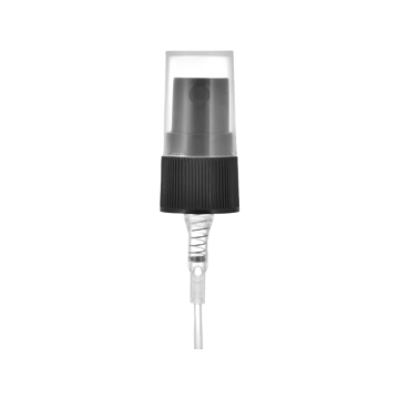 18/410 black ribbed fine mist sprayer